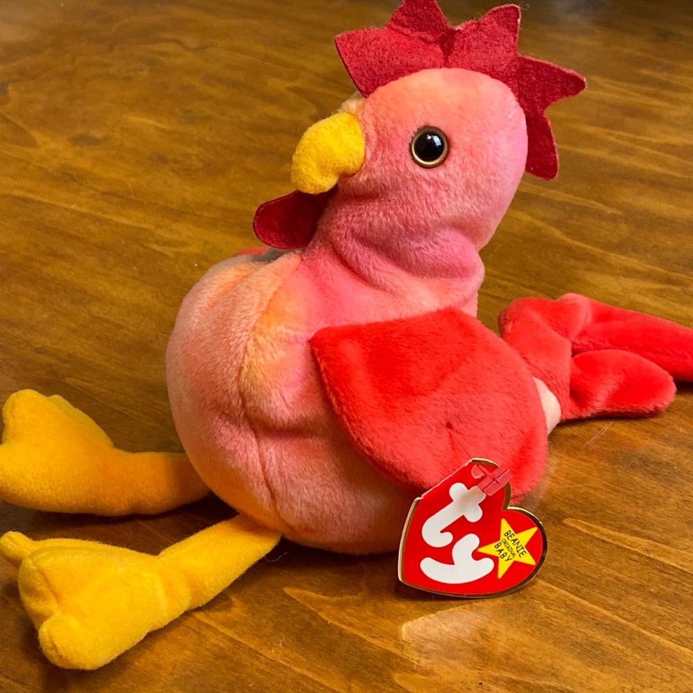 TY Beanie Baby Strut the Rooster 1996